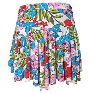 Pookie & Sebastian Floral Mini Skirt. Size Medium